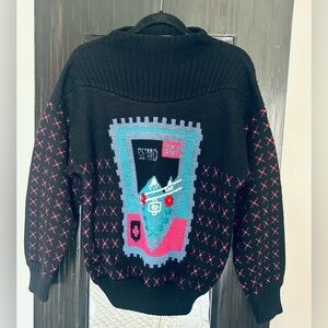 VINTAGE White Stag Women’s Sz M Gstadt Ski Sweater Winter Holiday Wool Blend